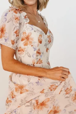Baltic Born Aberdeen Sweetheart Maxi Dress | Cream Floral
