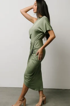 Baltic Born Addison Midi Dress | Dusty Sage