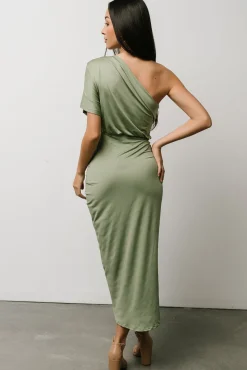 Baltic Born Addison Midi Dress | Dusty Sage