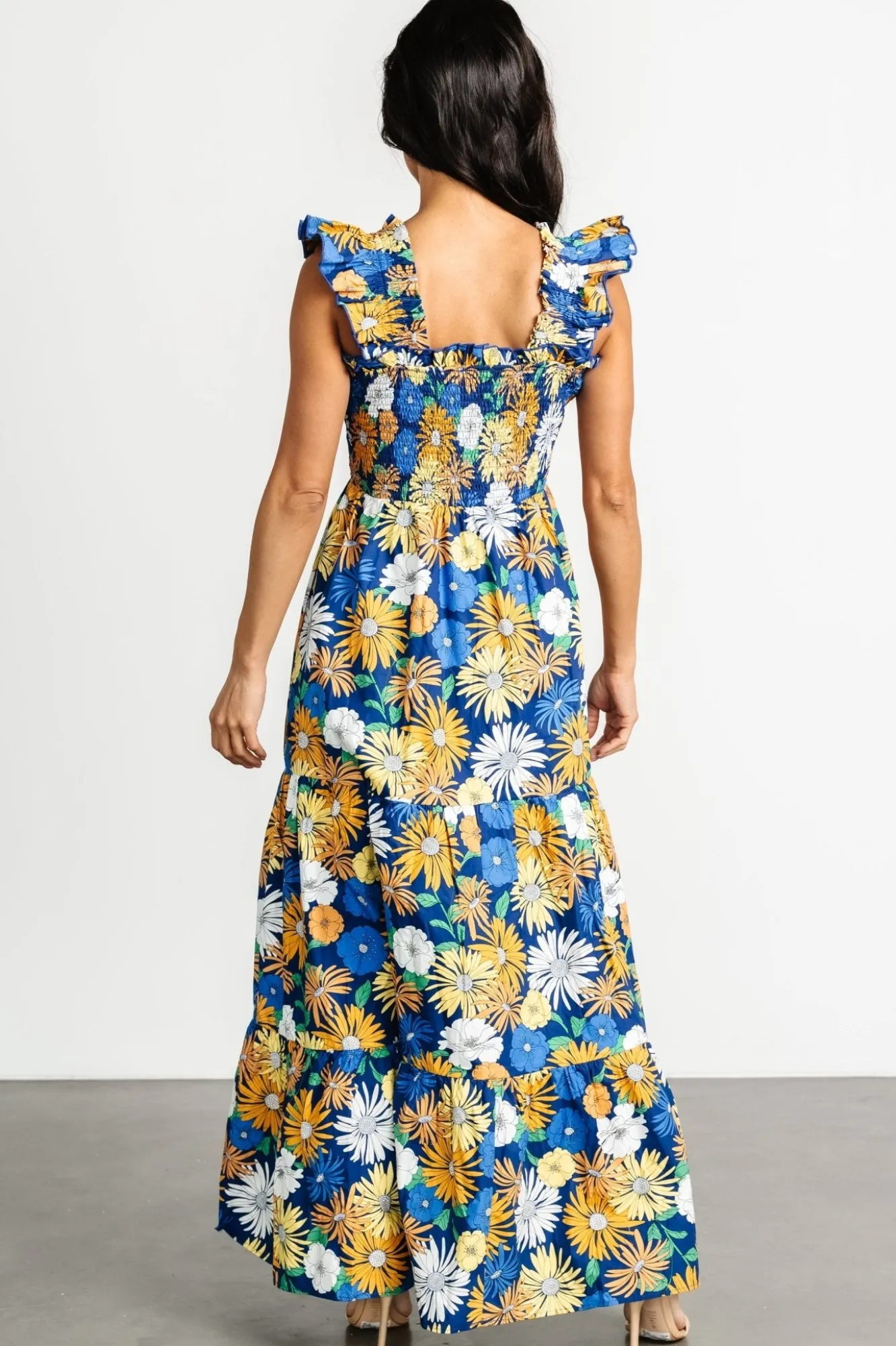 Baltic Born Adela Maxi Dress | Blue Multi Floral