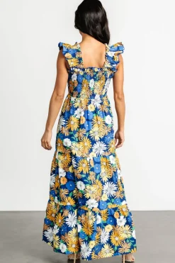 Baltic Born Adela Maxi Dress | Blue Multi Floral