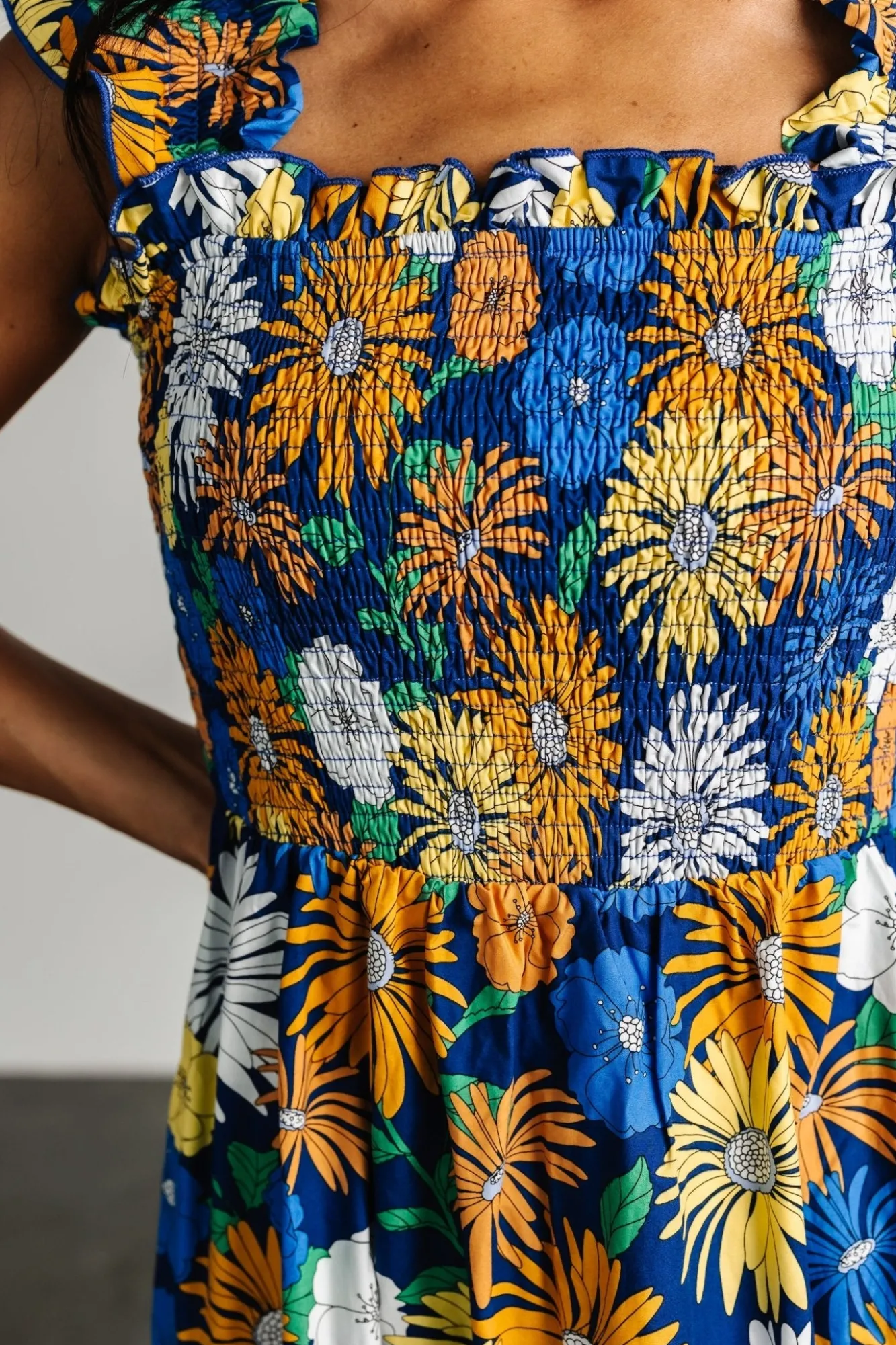 Baltic Born Adela Maxi Dress | Blue Multi Floral