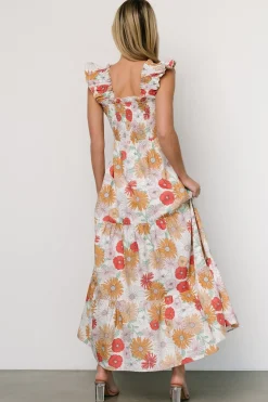 Baltic Born Adela Maxi Dress | Cream Multi Floral