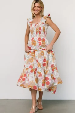 Baltic Born Adela Maxi Dress | Cream Multi Floral