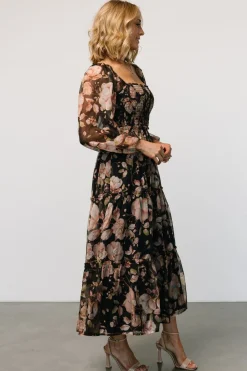 Baltic Born Adeline Smocked Maxi Dress | Midnight Floral
