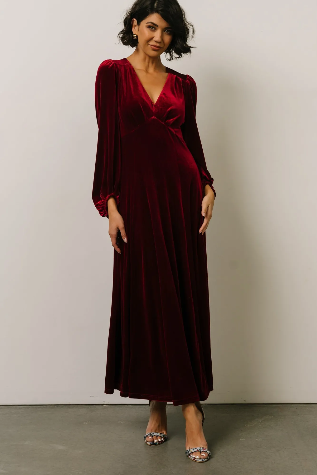 Baltic Born Adelita Velvet Maxi Dress |