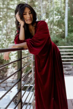 Baltic Born Adelita Velvet Maxi Dress |