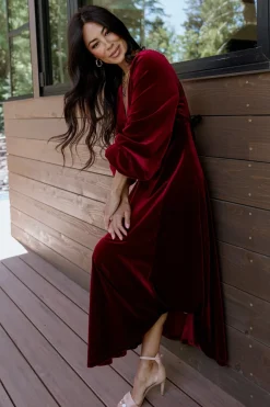 Baltic Born Adelita Velvet Maxi Dress |