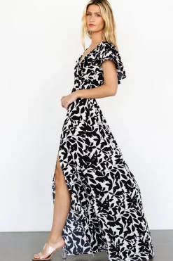 Baltic Born Adira Maxi Dress | Black Floral