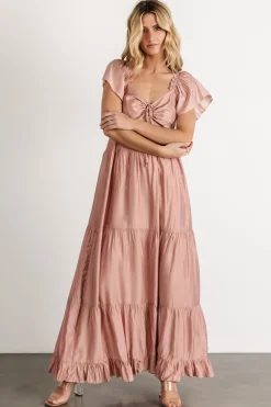Baltic Born Agatha Maxi Dress | Dusty Mauve
