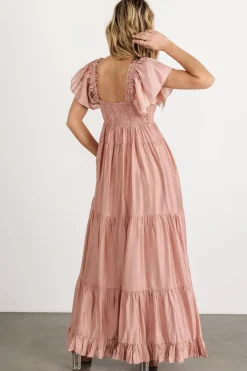 Baltic Born Agatha Maxi Dress | Dusty Mauve