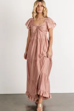 Baltic Born Agatha Maxi Dress | Dusty Mauve