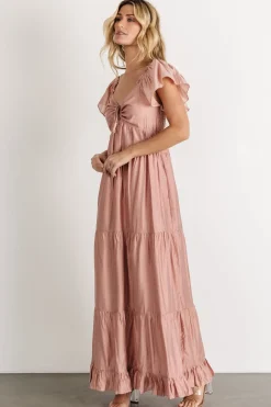 Baltic Born Agatha Maxi Dress | Dusty Mauve