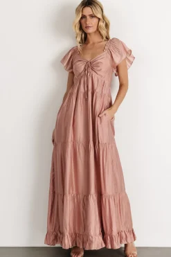Baltic Born Agatha Maxi Dress | Dusty Mauve
