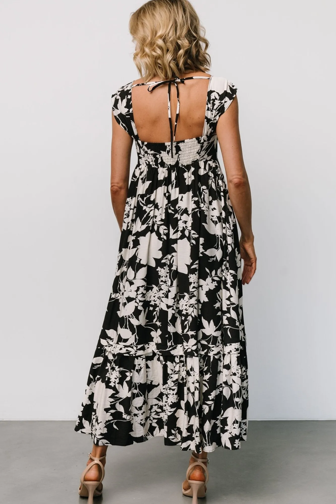 Baltic Born Aita Maxi Dress | Black + Ivory Floral