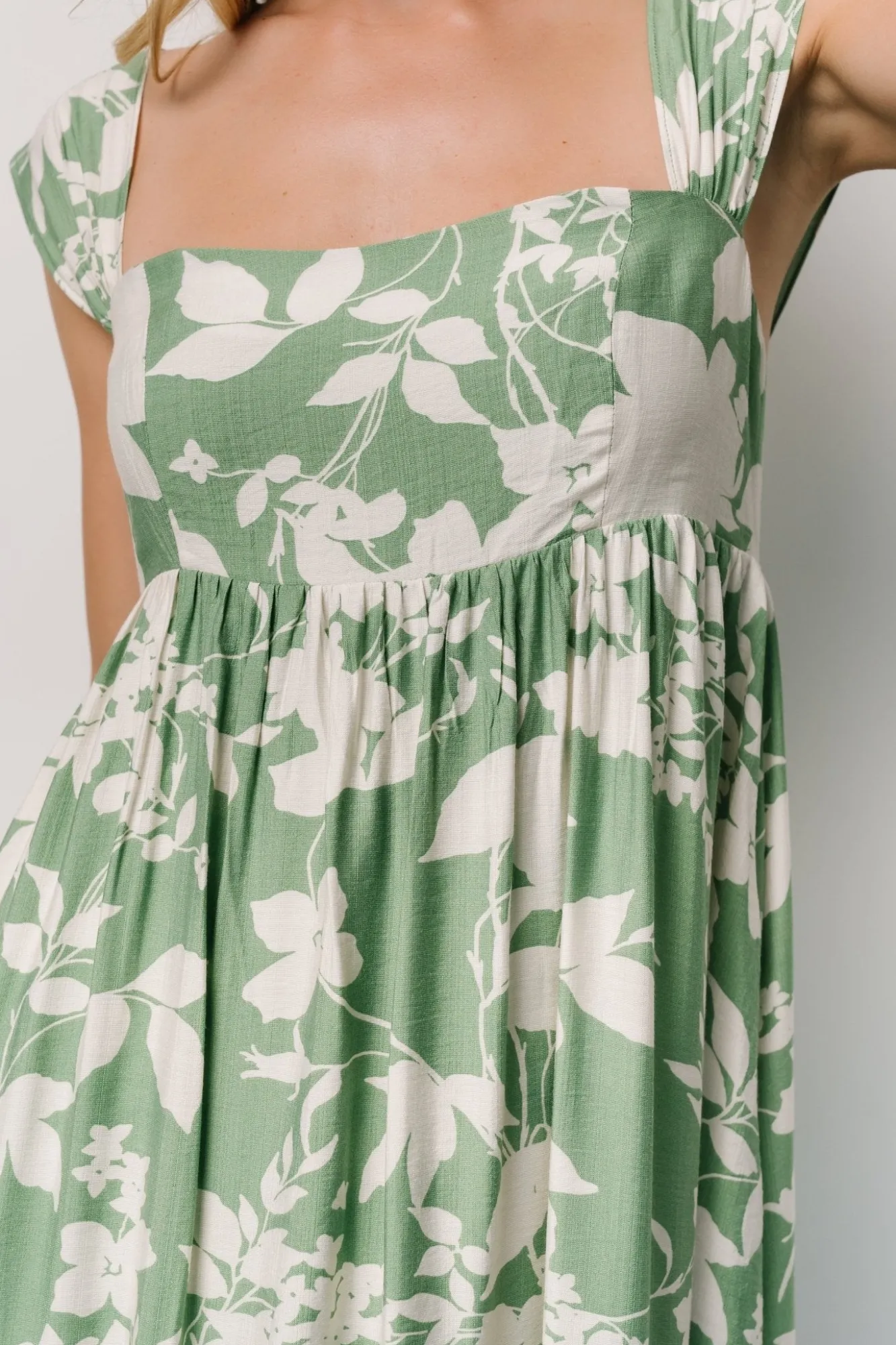 Baltic Born Aita Maxi Dress | Green + Ivory Floral