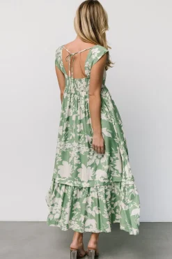 Baltic Born Aita Maxi Dress | Green + Ivory Floral
