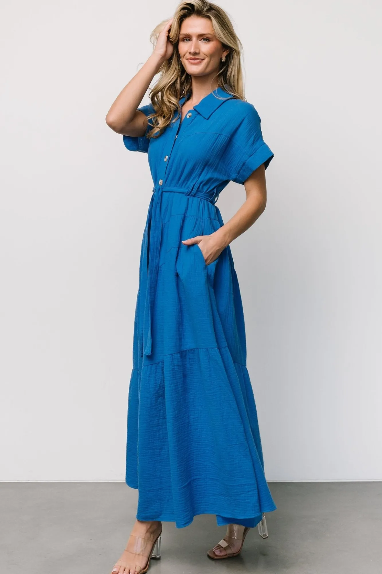 Baltic Born Aizey Button Up Maxi Dress |