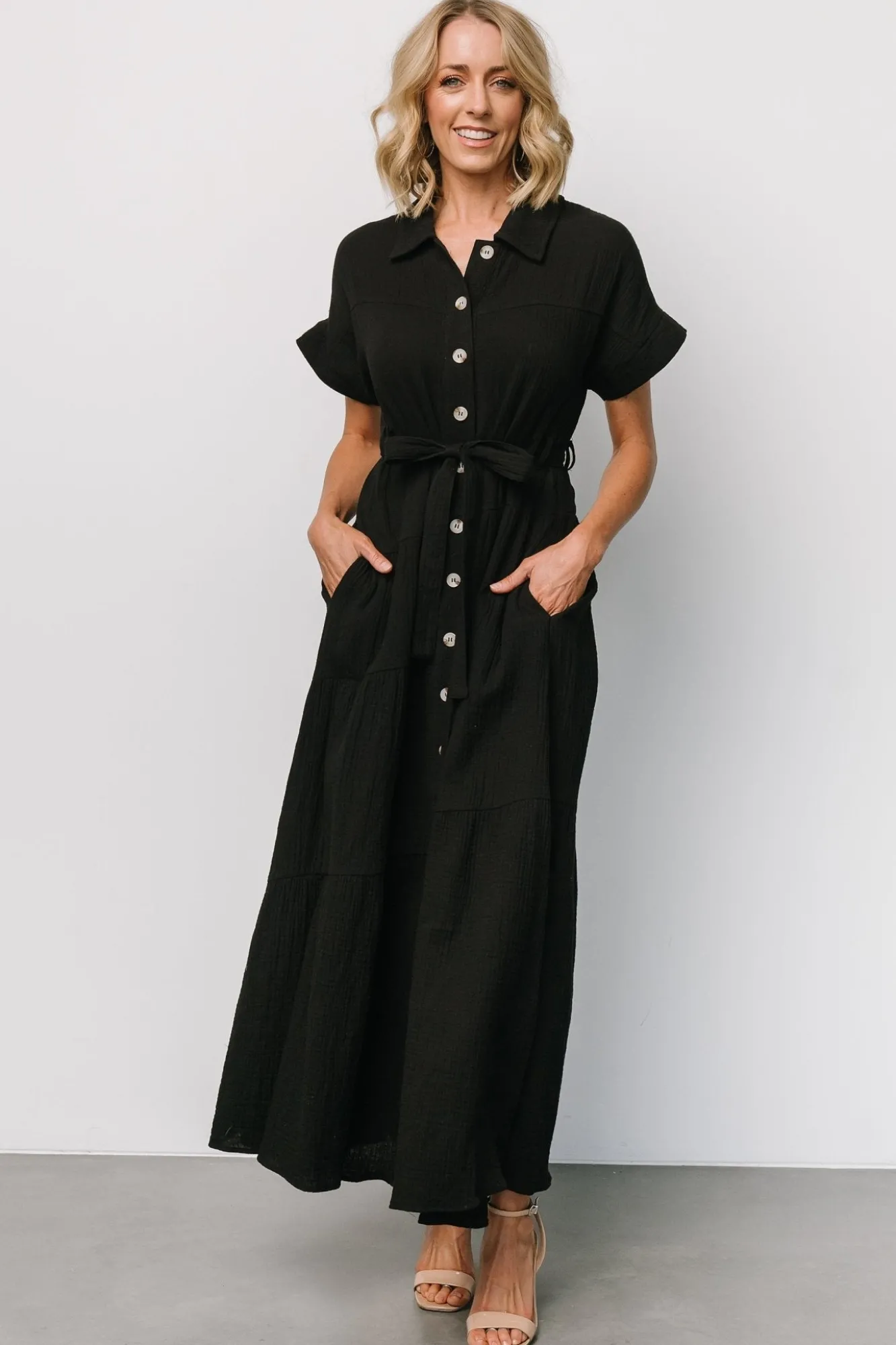 Baltic Born Aizey Button Up Maxi Dress |