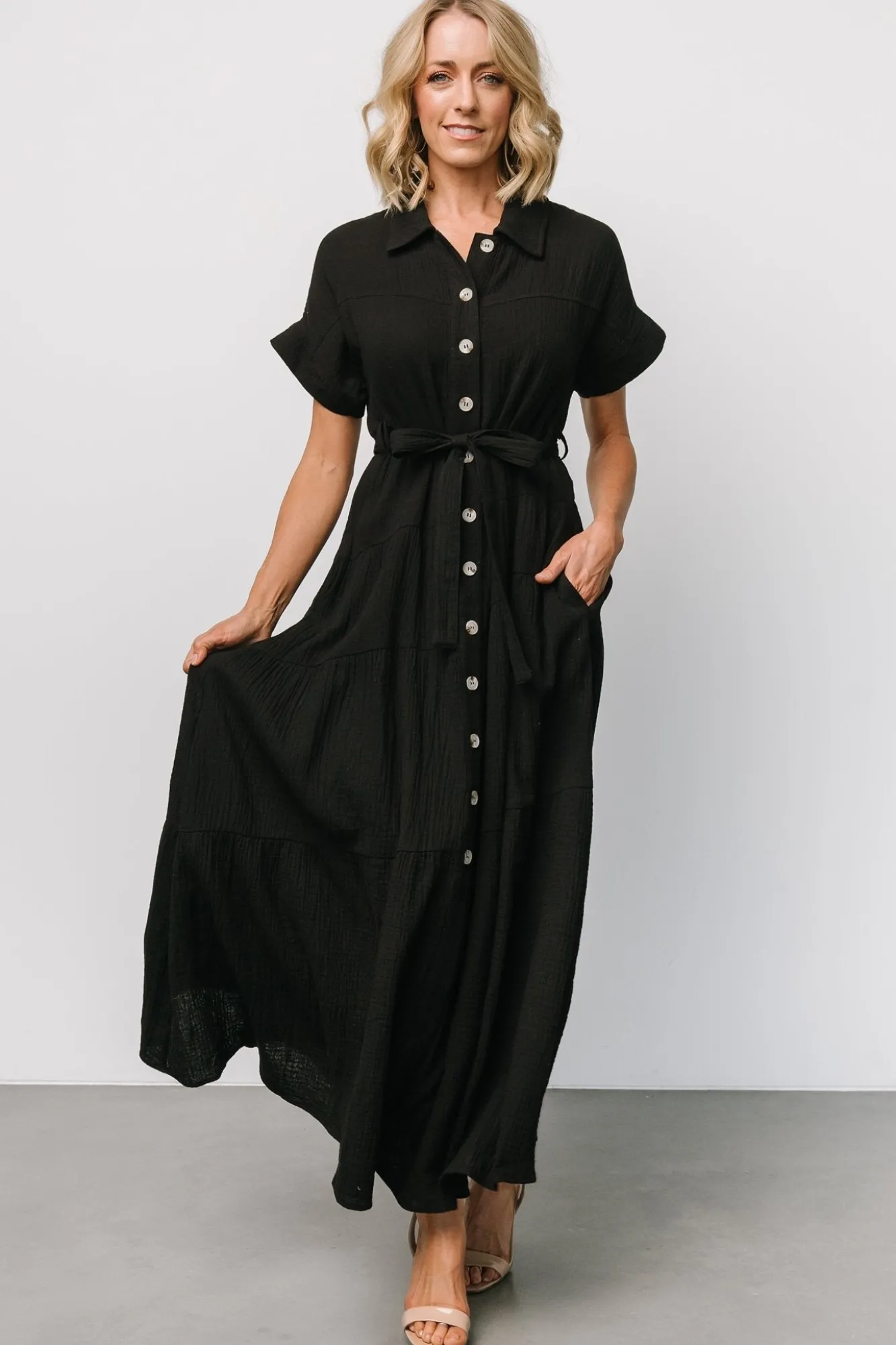 Baltic Born Aizey Button Up Maxi Dress |