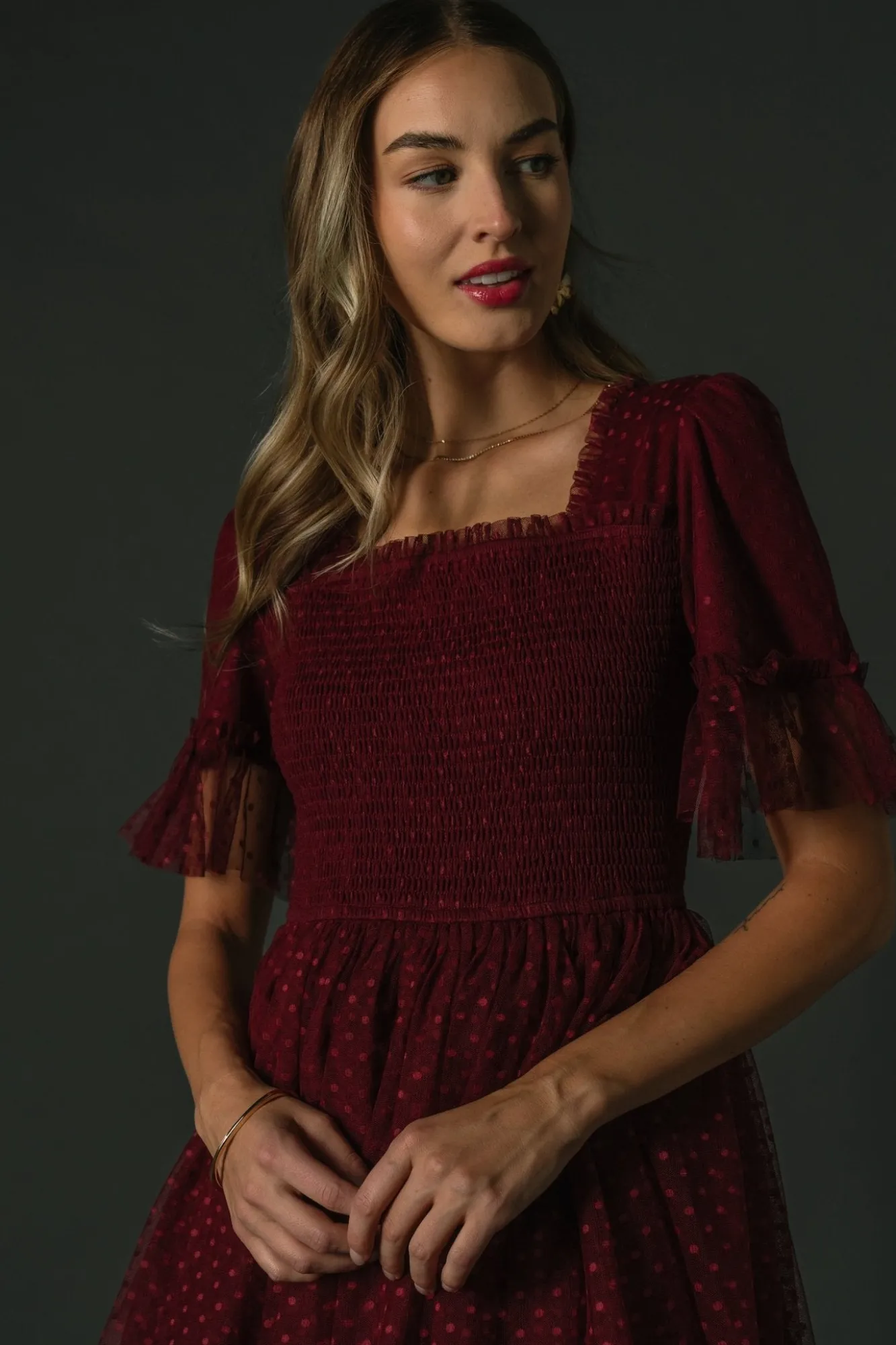 Baltic Born Alana Tulle Tiered Dress |