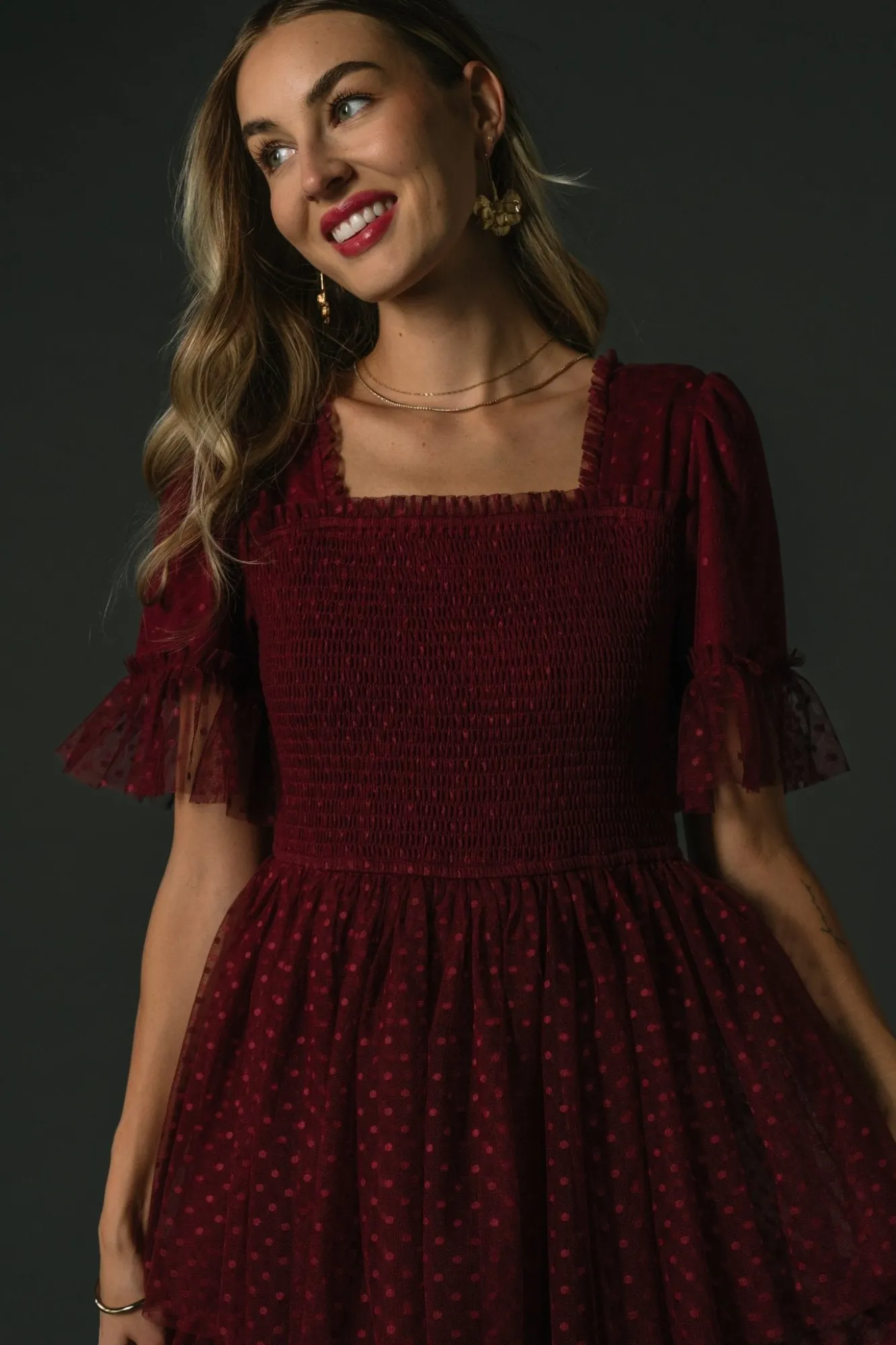 Baltic Born Alana Tulle Tiered Dress |