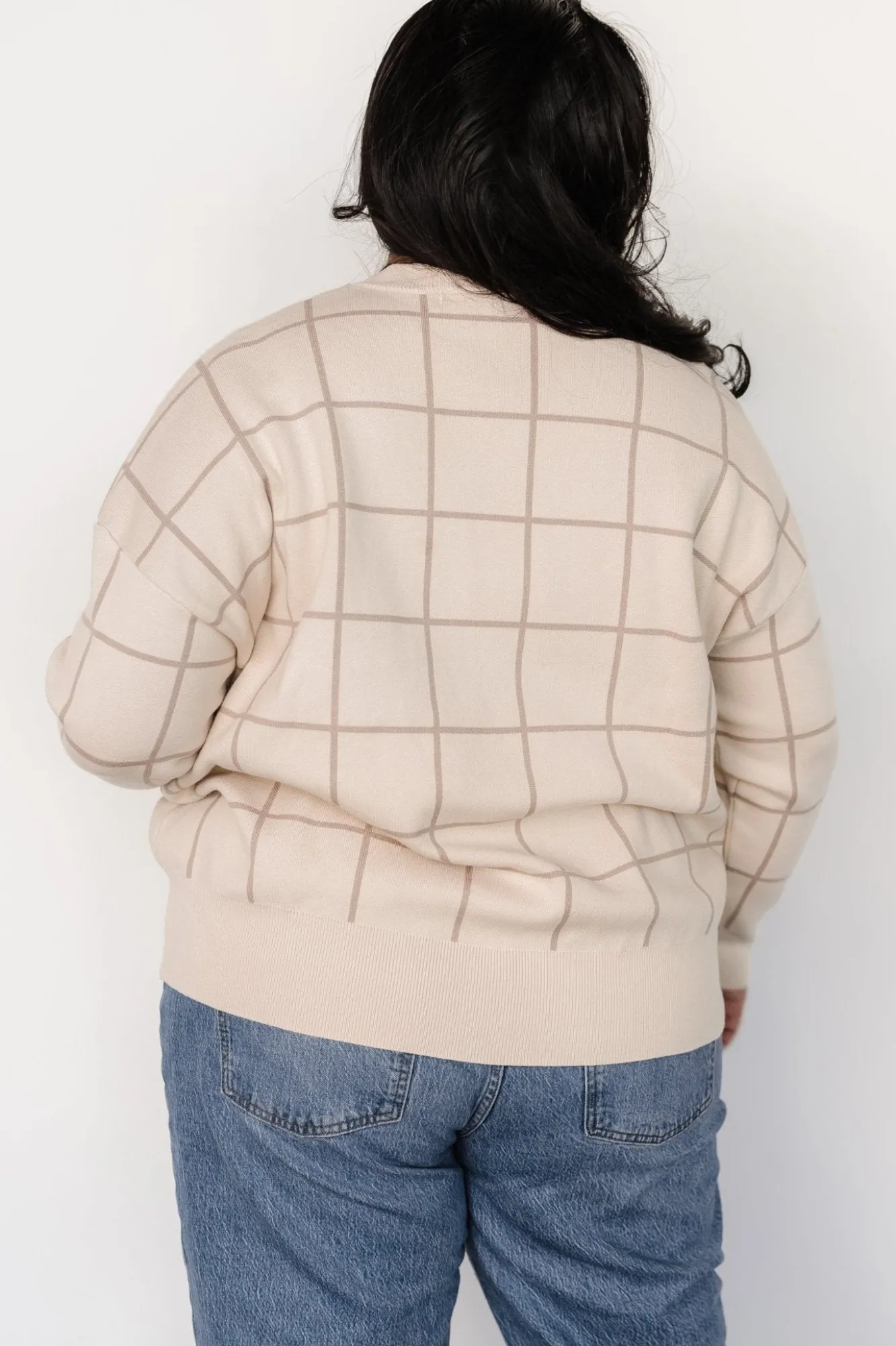 Baltic Born Alden Knit Sweater | Oatmeal + Taupe