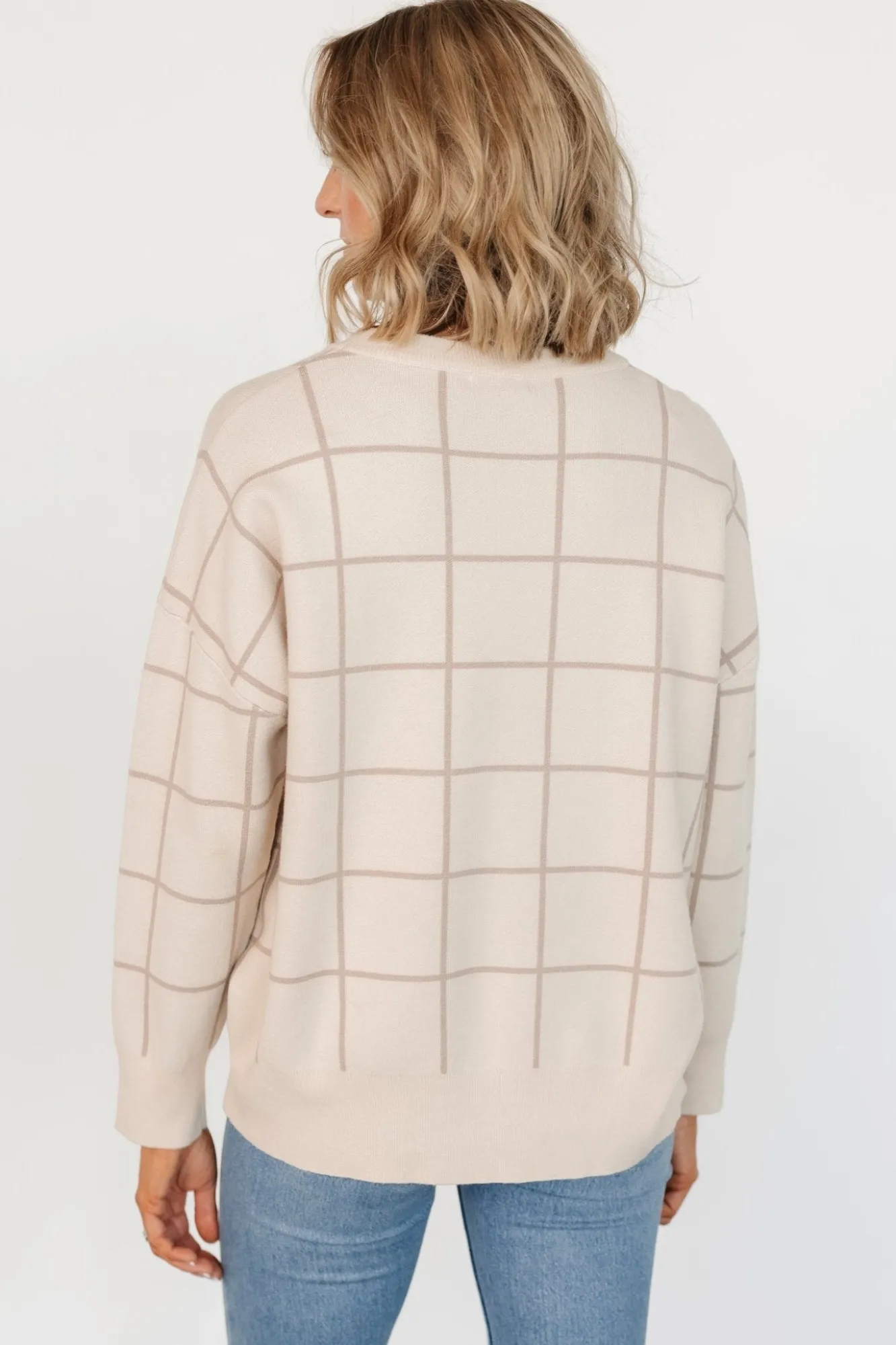Baltic Born Alden Knit Sweater | Oatmeal + Taupe