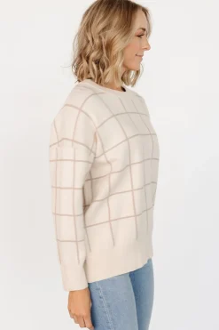 Baltic Born Alden Knit Sweater | Oatmeal + Taupe