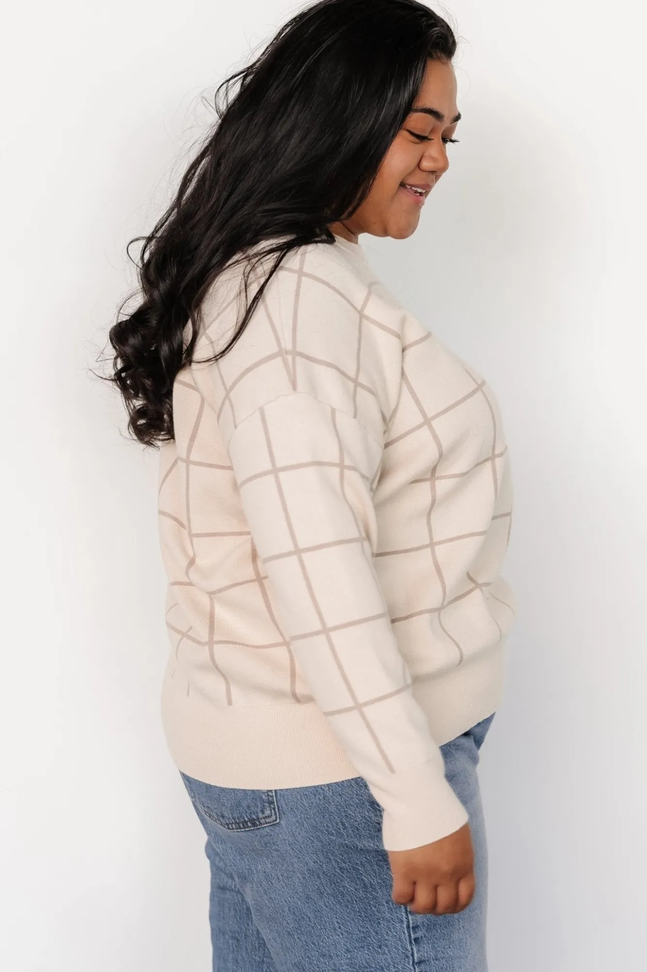 Baltic Born Alden Knit Sweater | Oatmeal + Taupe