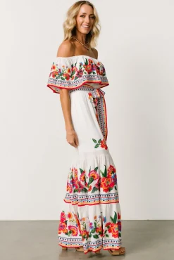 Baltic Born Alejandra Maxi Dress | Ivory Multi Floral