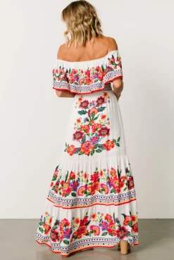 Baltic Born Alejandra Maxi Dress | Ivory Multi Floral