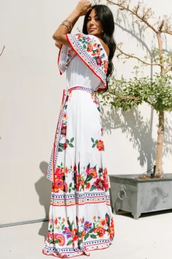 Baltic Born Alejandra Maxi Dress | Ivory Multi Floral