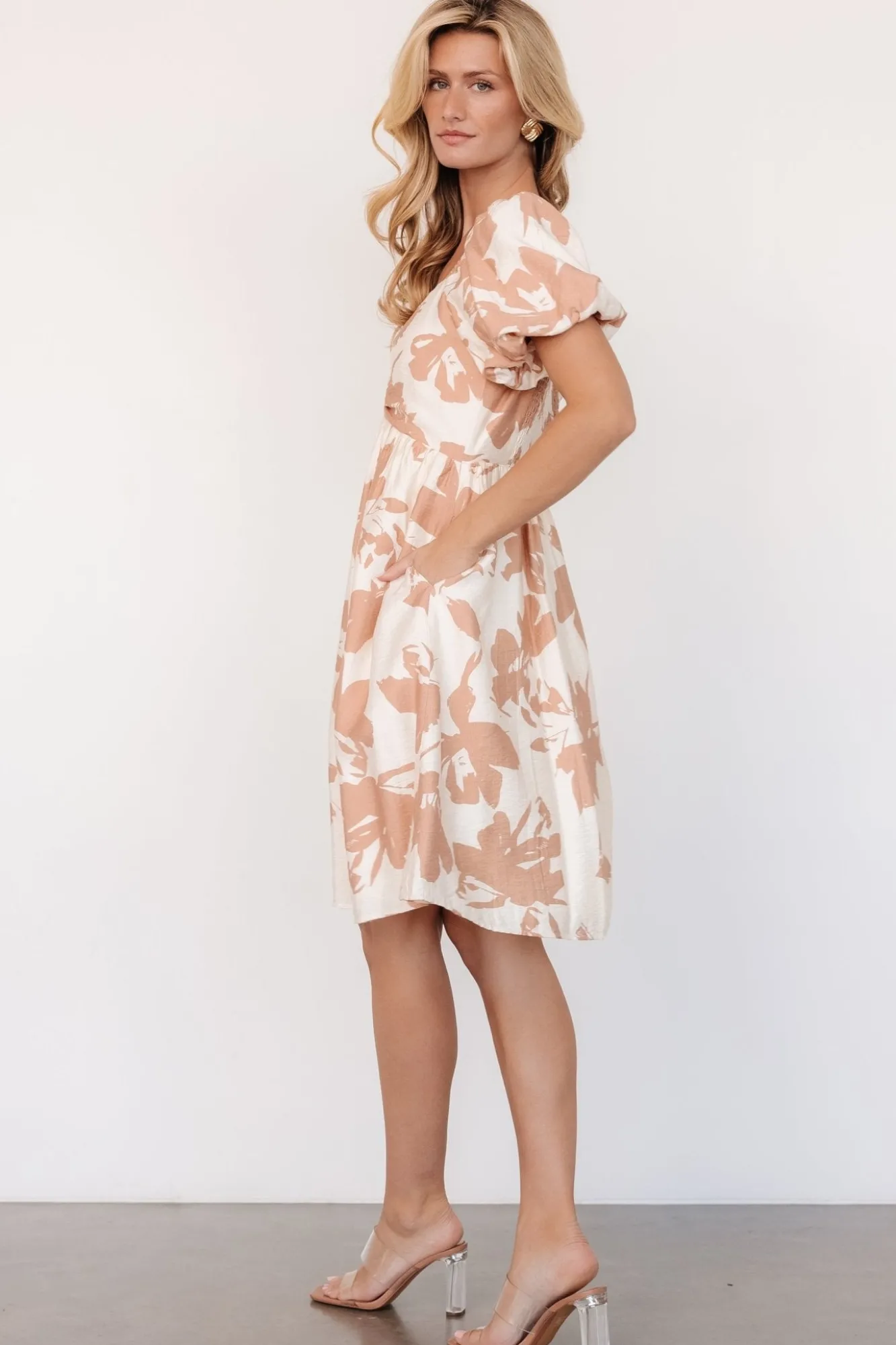 Baltic Born Alona Short Dress | Natural Floral