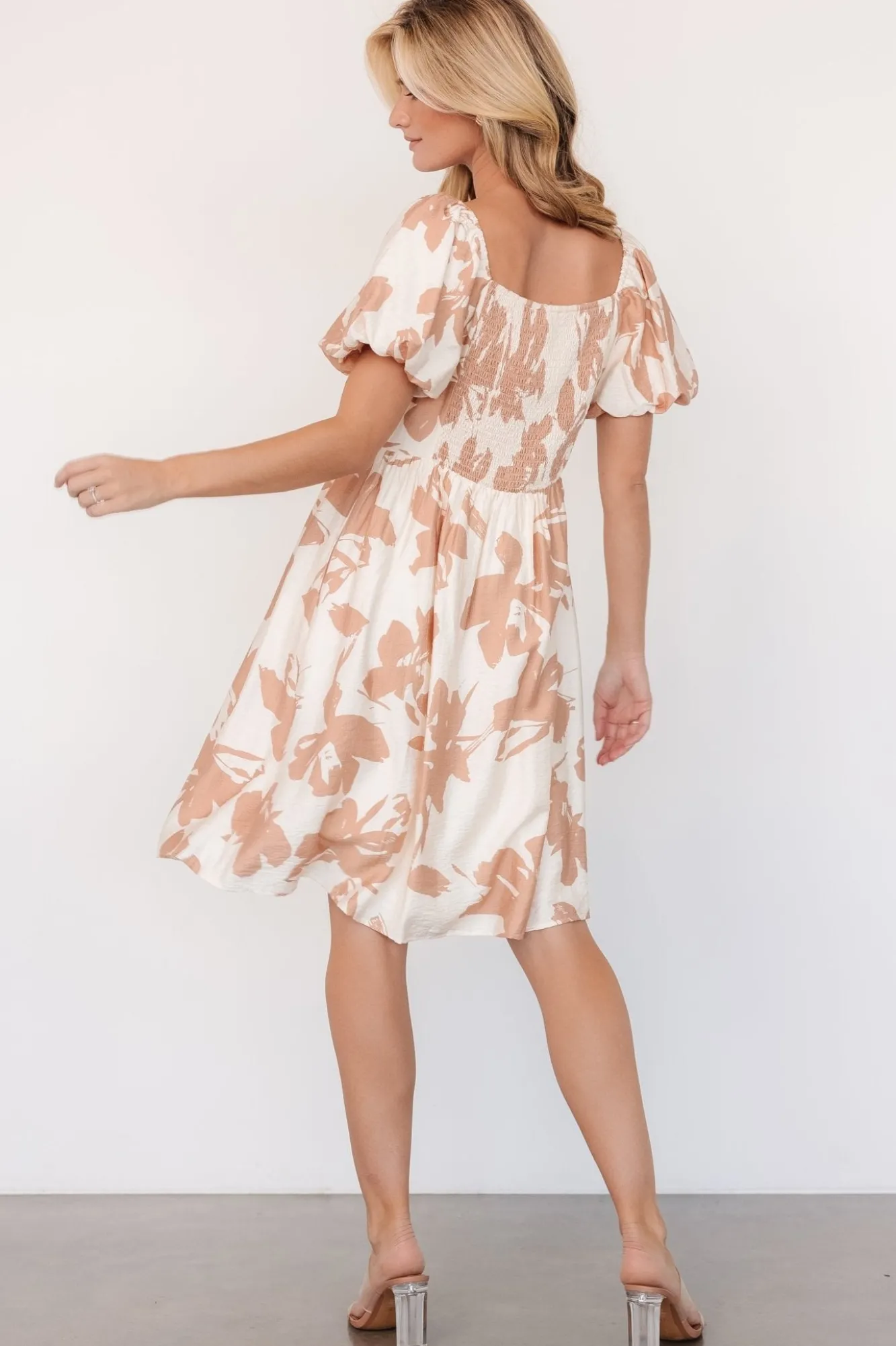 Baltic Born Alona Short Dress | Natural Floral