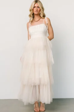 Baltic Born Alora Tulle Tiered Maxi Dress |