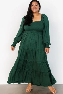 Baltic Born Amanda Smocked Dotted Maxi Dress |