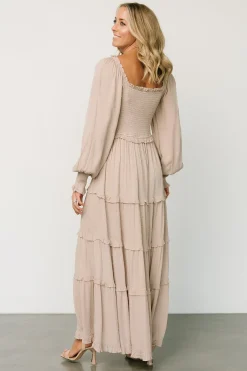 Baltic Born Amanda Smocked Dotted Maxi Dress |