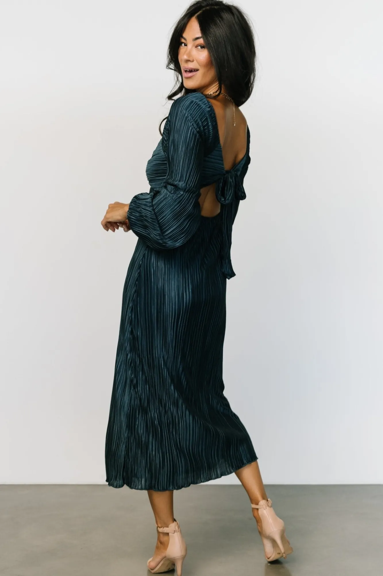 Baltic Born Amani Pleated Midi Dress |