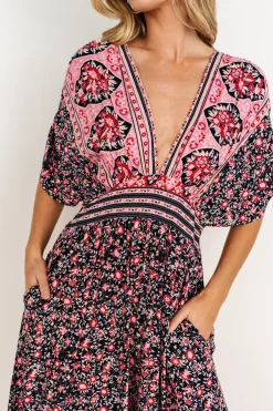 Baltic Born Amaris Maxi Dress | Navy Multi