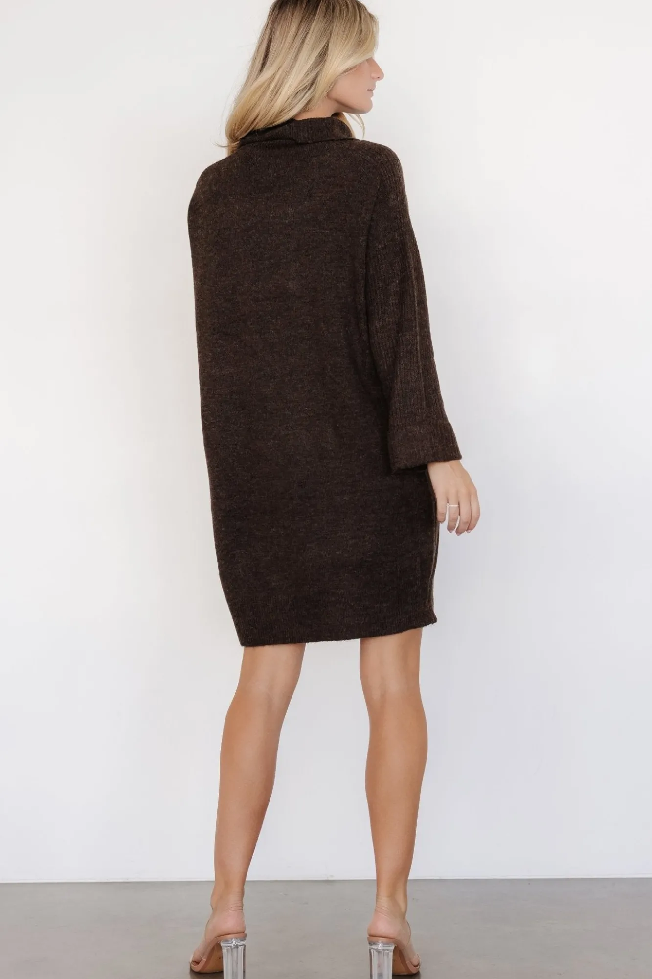 Baltic Born Amy Sweater Dress | Dark Brown