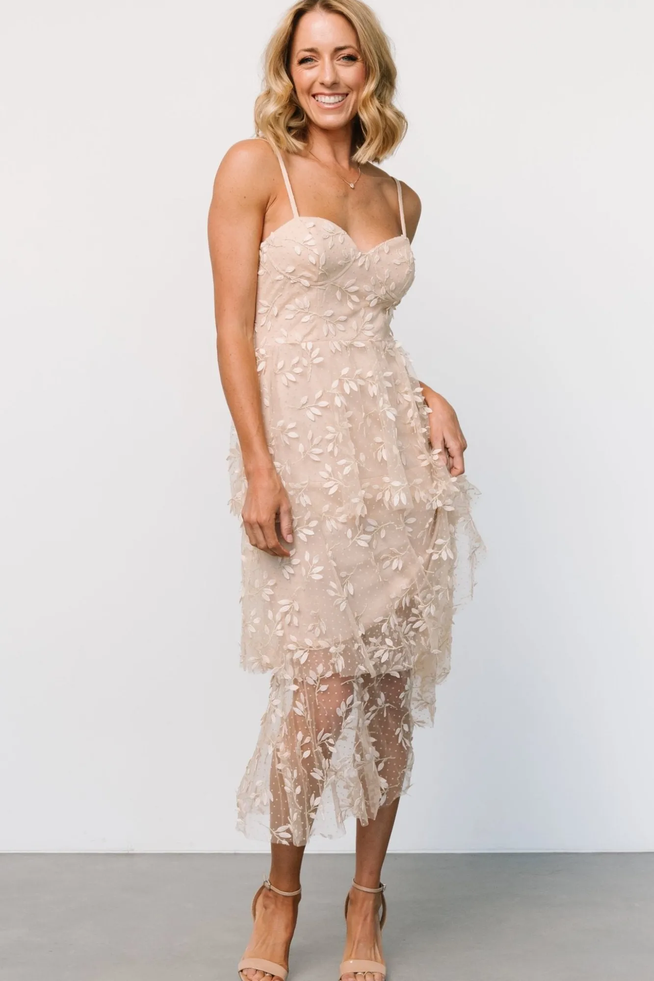 Baltic Born Anavi Tiered Midi Dress |