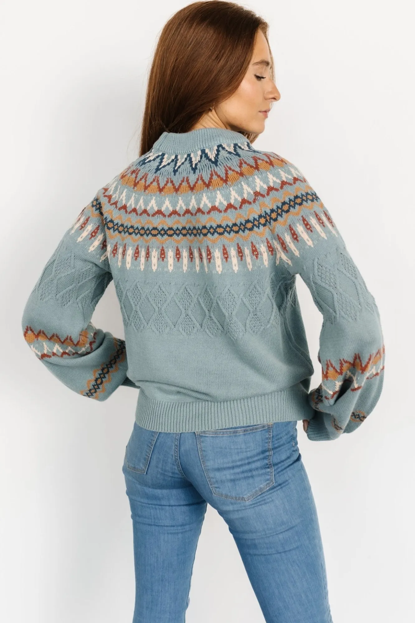 Baltic Born Anders Knit Sweater | Blue Multi