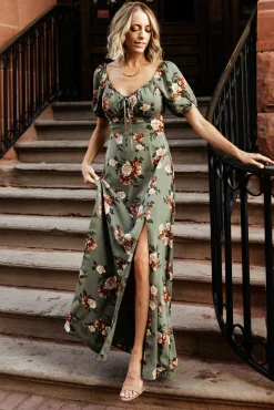Baltic Born Angela Maxi Dress | Olive Rose Floral