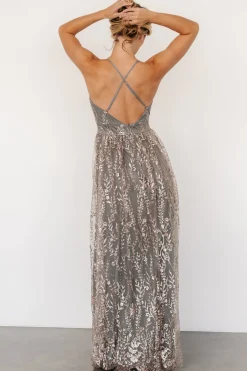Baltic Born Anisa Shimmer Gown | Eucalyptus + Rose