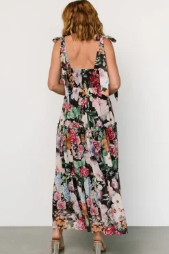 Baltic Born Anita Maxi Dress | Black Multi Floral