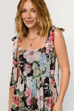 Baltic Born Anita Maxi Dress | Black Multi Floral