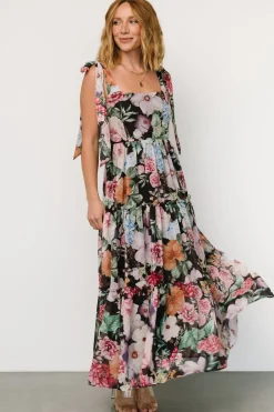 Baltic Born Anita Maxi Dress | Black Multi Floral