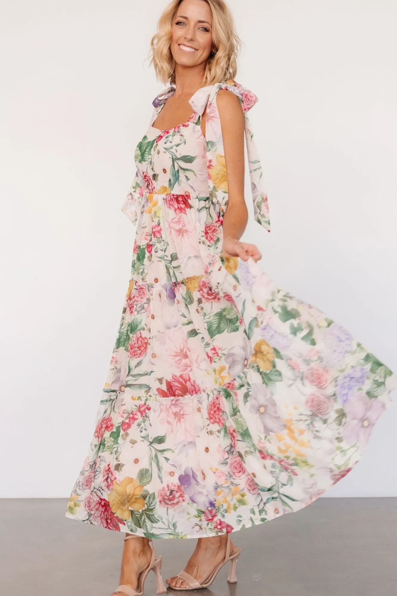 Baltic Born Anita Maxi Dress | Blush Multi Floral