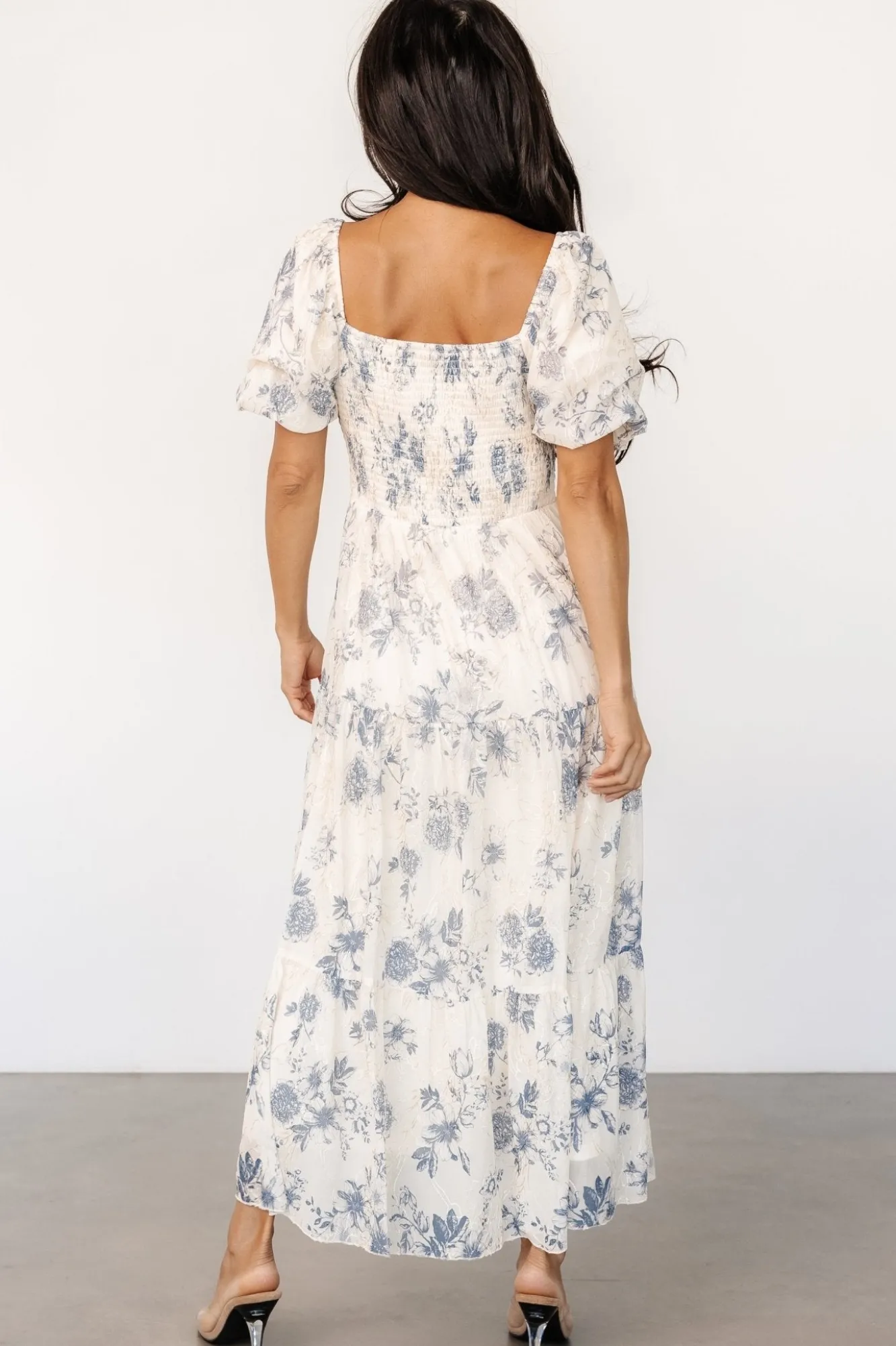 Baltic Born Annabeth Midi Dress | Cream + Slate Floral